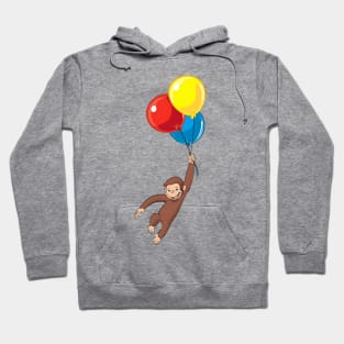 Curious George Fly With Bubble Hoodie